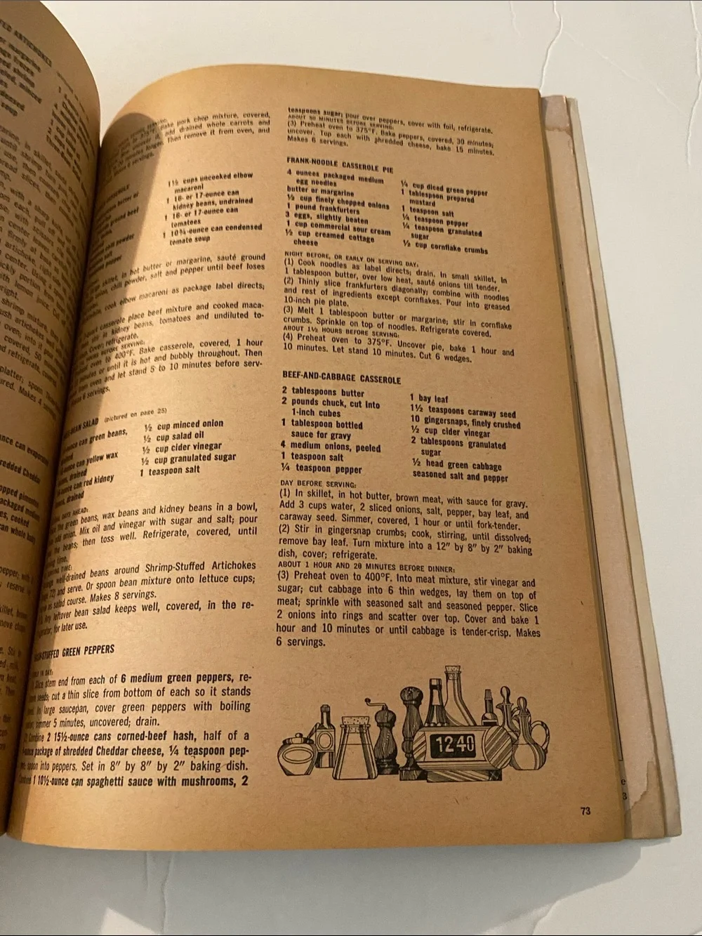 Timesavers' Cookbook - Beige Cover